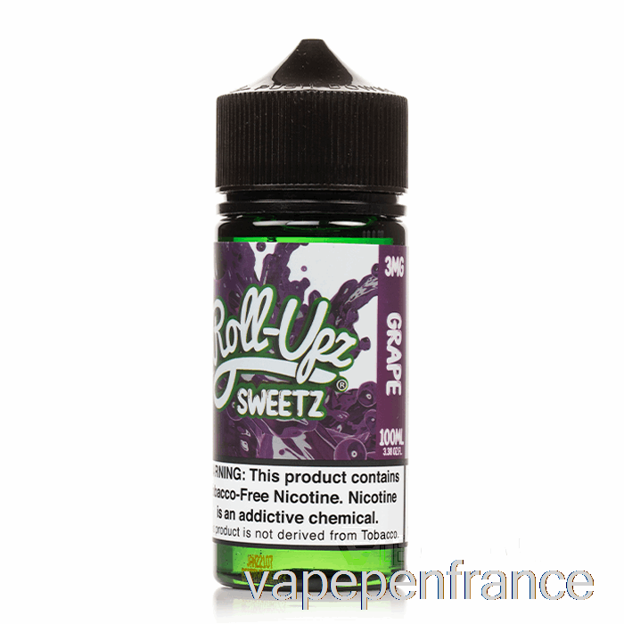 Raisin - Jus Roll-upz E-liquide - 100 Ml 3 Mg Stylo Vape